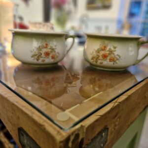 A pair of Vintage Chamber pots / garden planters
