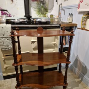 Antique Victorian Mahogany Whatnot .