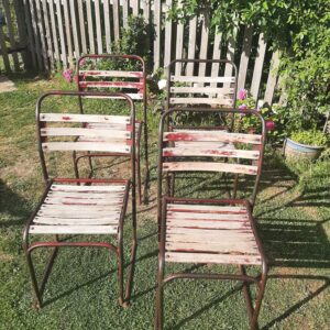 Vintage Retro Garden / indoor Kingfisher chairs