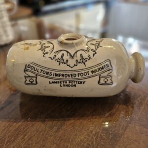 Doulton's Improved foot warmer.