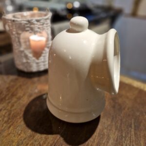 Large traditional porcelain Salt Pig.