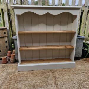 Lovely Farmhouse  Style Wall or Floor Shelves Solid Pine Painted.