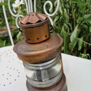 A Antique Brass/ Copper ships light.