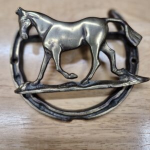 Vintage Brass equestrian Door knocker.